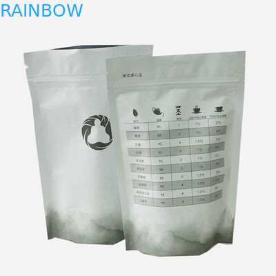 옆 삼각천 Resealable 플라스틱 1회분의 커피 봉지 알루미늄 호일 커피 콩 포장