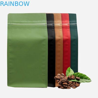 Sealable 합성을 위로 서 있습니다 지퍼 1kg 500g를 가진 포일 음식 커피 티백을 가열하십시오