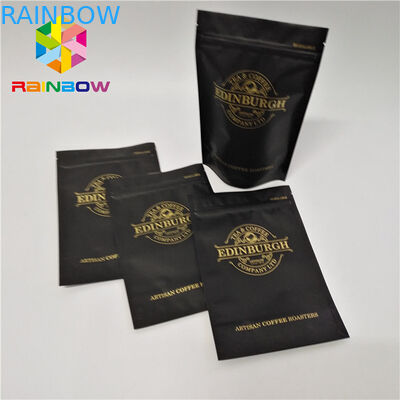 플라스틱 지퍼 바닥 삼각천 부대 500g는 resealable 커피 ziplock 주머니를 위로 서 있습니다