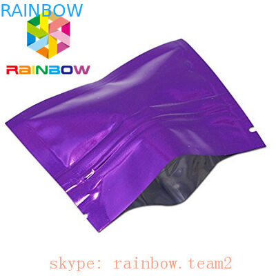 다채로운 3 측은 편평한 소형 mylar 포일 부대 1g 대마 차/꽃 leaft 포장 향낭을 밀봉했습니다