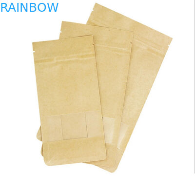 명확한 사탕 견과를 위한 정면에 의하여 주문을 받아서 만들어지는 종이 봉지 Zip 자물쇠 3 옆 물개 포장 부대