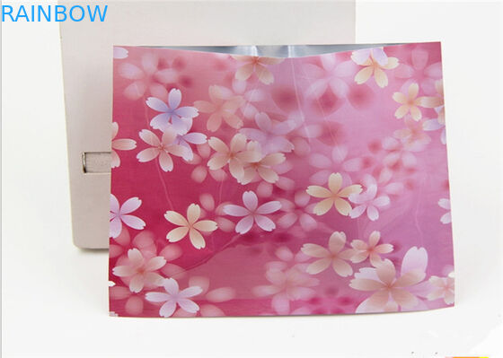 가면을 위해 포장하는 주문을 받아서 만들어진 3개의 측에 의하여 밀봉되는 분홍색 색깔 화장용 부대