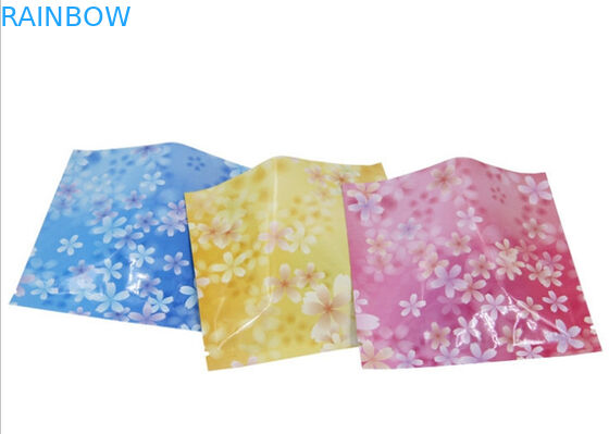 가면을 위해 포장하는 주문을 받아서 만들어진 3개의 측에 의하여 밀봉되는 분홍색 색깔 화장용 부대