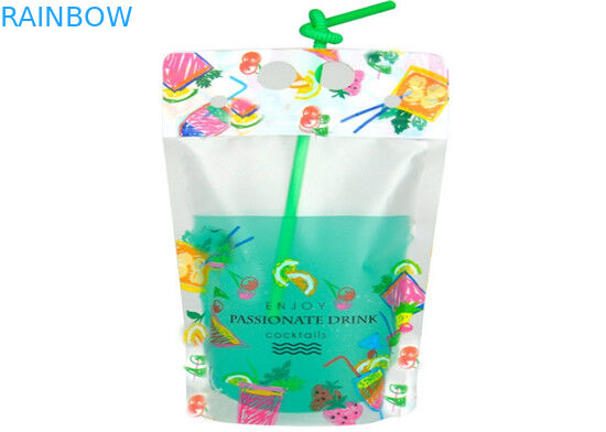 100ml/투명한 200ml는 지퍼를 가진 주머니 풀 컬러 인쇄를 위로 서 있습니다