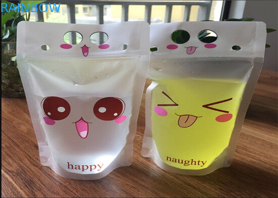 지퍼는 우유를 위한 Custome 재사용할 수 있는 간격을 인쇄하는 주머니 Gravnre를 위로 서 있습니다