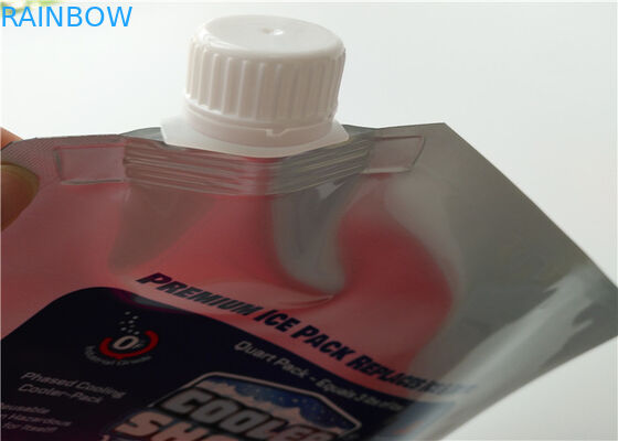 슈퍼마켓 바다 음식은 처분할 수 있는 알루미늄 호일 격리한 더 차가운 부대/얼음 주머니 열매를 맺습니다