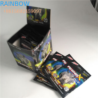 로고는 알약을 위한 wWith 지퍼를 포장하는 플라스틱 주머니를 Zip 자물쇠 포장 부대 주문을 받아서 만들었습니다