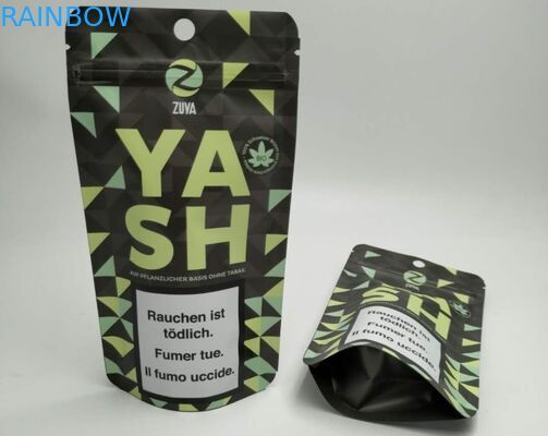 지플락을 가진 플라스틱은 주머니 캐슈 견과 간식 포장 부대를 위로 서 있습니다