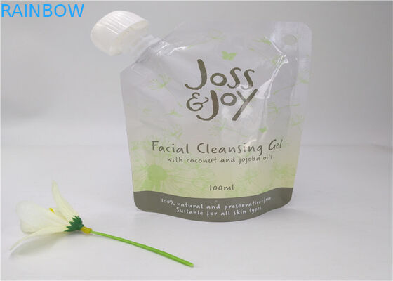 주문 인쇄 투명한 주둥이 주머니 포장