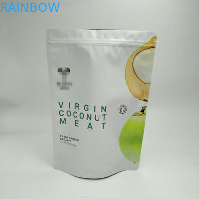 포장하는 매트 물자 플라스틱 주머니는, 영양 단백질 분말을 위한 부대를 위로 서 있습니다