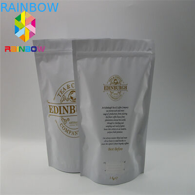 포장하는 박판으로 만들어진 알루미늄 호일 플라스틱 주머니, 열 - 벨브를 가진 부대를 위로 서 있으십시오 밀봉된