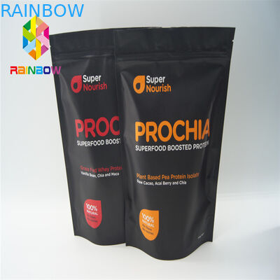 주문을 받아서 만들어진 인쇄는 식사/사탕/건빵을 위한 부대 눈물 노치를 위로 서 있습니다