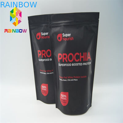 주문을 받아서 만들어진 인쇄는 식사/사탕/건빵을 위한 부대 눈물 노치를 위로 서 있습니다