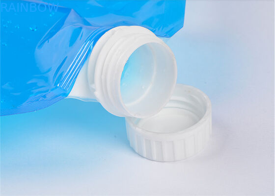 Foldable Resealable 주머니를 휴대용 손잡이를 가진 5/10 리터 위로 서 있습니다