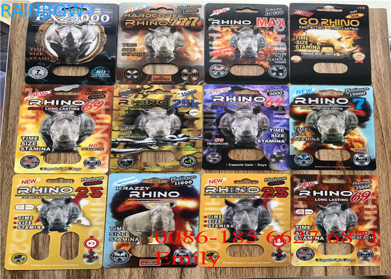 약제 산업을 위해 뜨거운 각인을 포장하는 빨간 Goldreallas 물집 팩