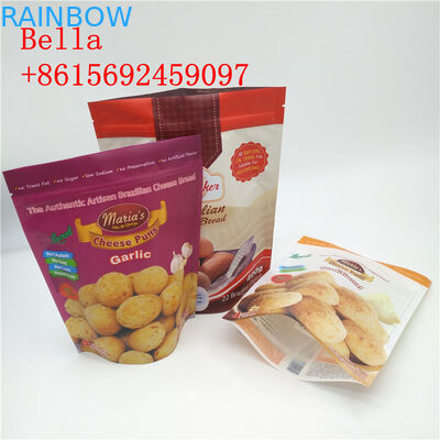 Zip 자물쇠 식사 명확한 바닥으로 증명서를 주는 포장 부대 SGS 일시적 유행