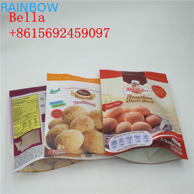 Zip 자물쇠 식사 명확한 바닥으로 증명서를 주는 포장 부대 SGS 일시적 유행