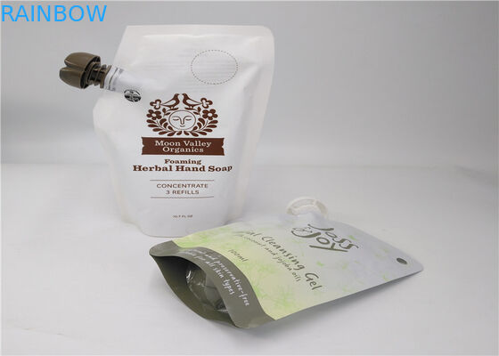 음료/에너지 음료 포장을 위한 투명한 액체 주둥이 부대