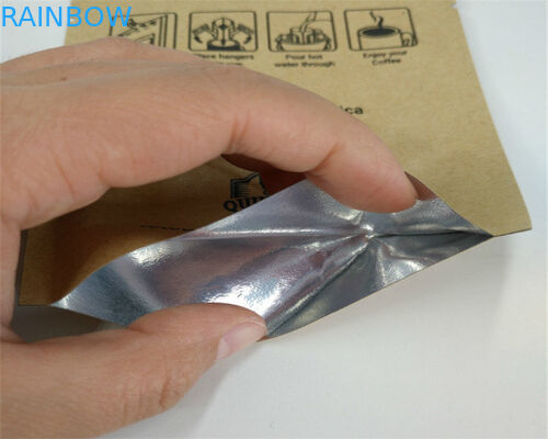 정면 공간은 분말/사탕/커피를 위한 종이 봉지를 주문을 받아서 만들었습니다