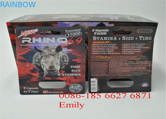 의약 알약을 위한 주문을 받아서 만들어진 크기를 포장하는 UV 인쇄 플라스틱 물집