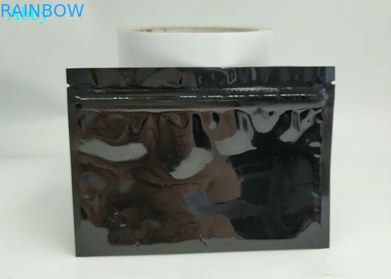 플라스틱 포일은 3 보석 선물을 위한 측에 의하여 밀봉된 CMYK 색깔을 포장하는 주머니를 위로 서 있습니다