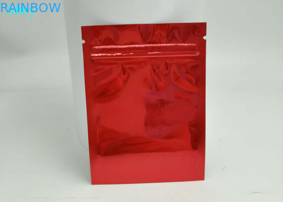 눈물 노치를 가진 음식 안전한 급료를 포장하는 편평한 모양 플라스틱 주머니