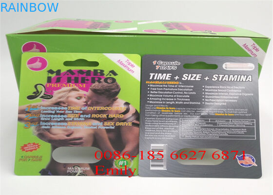 모든 성격 FX9000 남근 힘 캡슐을 위해 포장하는 서류상 물자 물집 카드