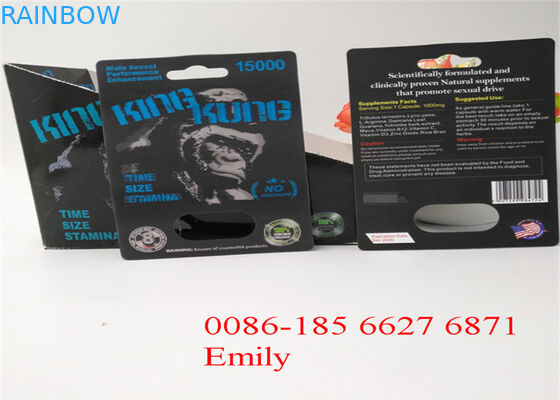 모든 성격 FX9000 남근 힘 캡슐을 위해 포장하는 서류상 물자 물집 카드