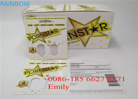 모든 성격 FX9000 남근 힘 캡슐을 위해 포장하는 서류상 물자 물집 카드