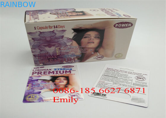 모든 성격 FX9000 남근 힘 캡슐을 위해 포장하는 서류상 물자 물집 카드