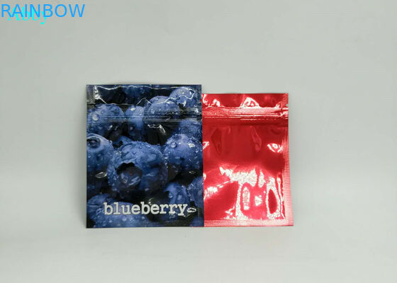 포장하는 Thress 측 물개 포일 주머니, 씨 꽃 허가를 위한 Zip 자물쇠 포일 포장 부대