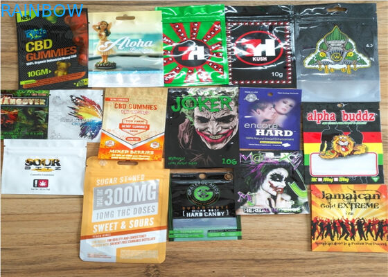 레늄 - Closable 지퍼를 가진 코뿔소 증강 인자 초본 향 포장 광택이 없는 끝마무리