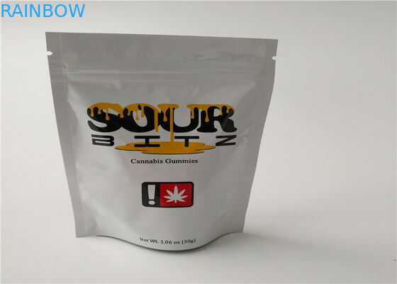 포장하는 THC Resealable 초본 향, 알약 포장을 위한 플라스틱 지퍼 부대
