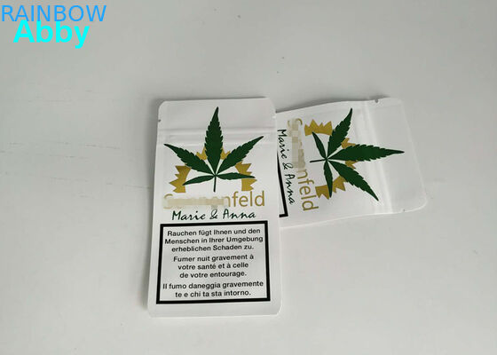 인쇄 금 매트 알루미늄 호일은 가스오염지대 측 삼각천 10000 MOQ를 자루에 넣습니다