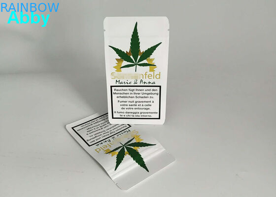 인쇄 금 매트 알루미늄 호일은 가스오염지대 측 삼각천 10000 MOQ를 자루에 넣습니다