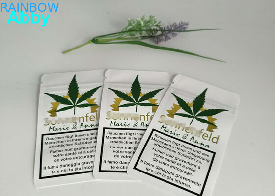 주문을 받아서 만들어진 물자를 가진 Resealable 비닐 봉투 CMYK 색깔을 인쇄하는 금