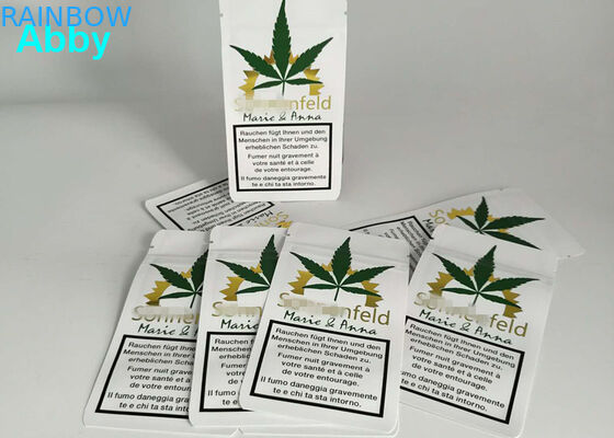 주문을 받아서 만들어진 물자를 가진 Resealable 비닐 봉투 CMYK 색깔을 인쇄하는 금