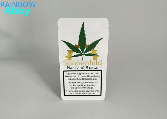 주문을 받아서 만들어진 물자를 가진 Resealable 비닐 봉투 CMYK 색깔을 인쇄하는 금