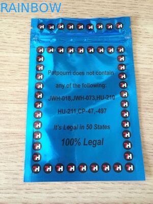 광택 있는 포일 플라스틱 지퍼 부대 7h 주문 상표는 CBD씨 캡슐을 위해 인쇄했습니다