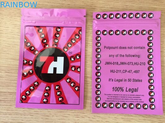 광택 있는 포일 플라스틱 지퍼 부대 7h 주문 상표는 CBD씨 캡슐을 위해 인쇄했습니다