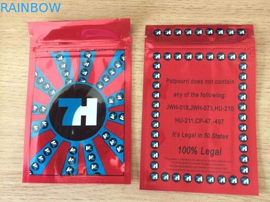 광택 있는 포일 플라스틱 지퍼 부대 7h 주문 상표는 CBD씨 캡슐을 위해 인쇄했습니다