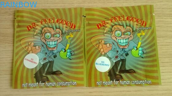 포장하는 호박색 잎 초본 향, 안전 3 옆 물개 주머니 4g