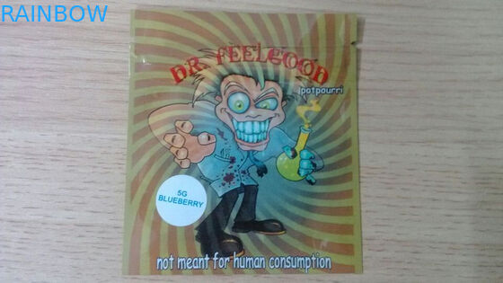 포장하는 호박색 잎 초본 향, 안전 3 옆 물개 주머니 4g