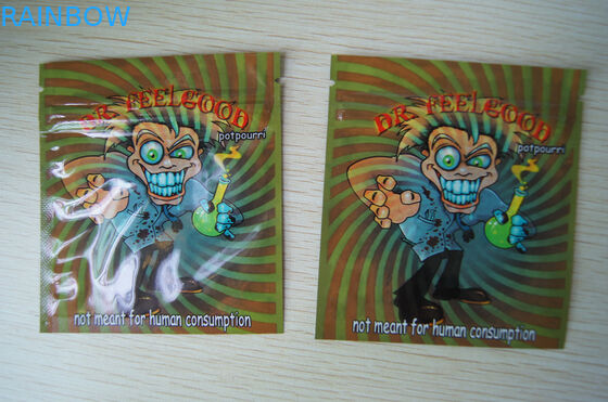 포장하는 호박색 잎 초본 향, 안전 3 옆 물개 주머니 4g