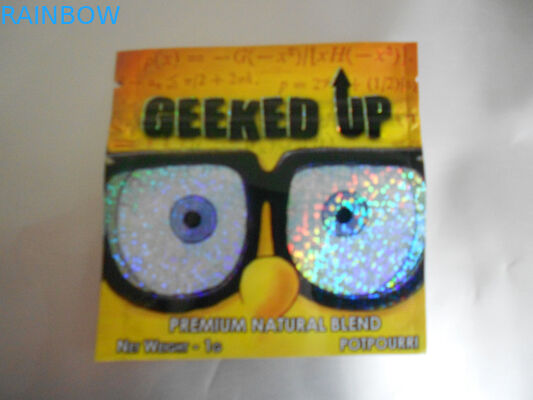 포장하는 호박색 잎 초본 향, 안전 3 옆 물개 주머니 4g