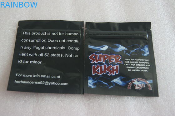 포장하는 높은 장벽 초본 향, PE 물자 플라스틱 지퍼 부대