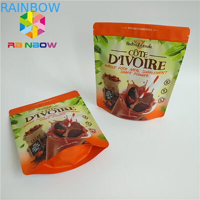 포장하는 음식 급료 플라스틱 주머니, 매트는 식사를 위한 주머니 부대를 위로 서 있습니다