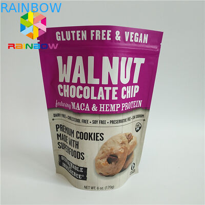 말린 음식을 위한 주문을 받아서 만들어진 색깔을 포장하는 플라스틱 주머니를 인쇄하는 풀 컬러