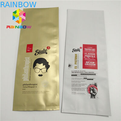 포장하는 큰 크기 플라스틱 주머니, 벨브 쿼드 물개 측을 가진 알루미늄 호일 부대