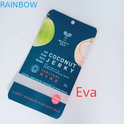 Mylar 지퍼 관례는 야자열매 경련/건조 과일을 위한 식사 부대 순수한 플라스틱을 인쇄했습니다